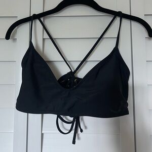 Black bikini top